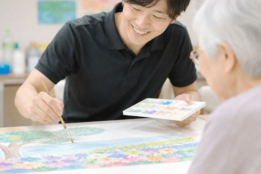 カラフルなアート作品